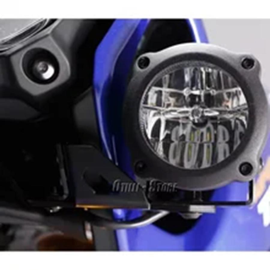 並行輸入品 バイク補助ライトブラケットフォグランプブラケットドライビングライトマウントブラックヤマハ XT1200Z スーパーテネの画像