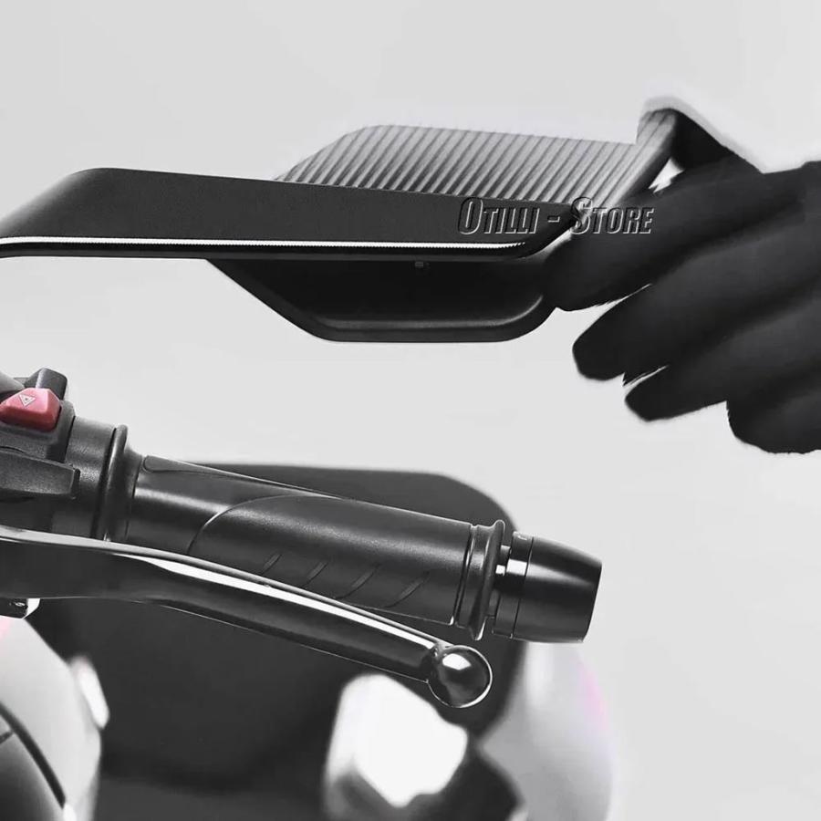 並行輸入品 バイクアクセサリー ドゥカティ ストリートファイター V2 V4 S ミラーステルス最大ミラー回転ミラー 2023-2025の画像