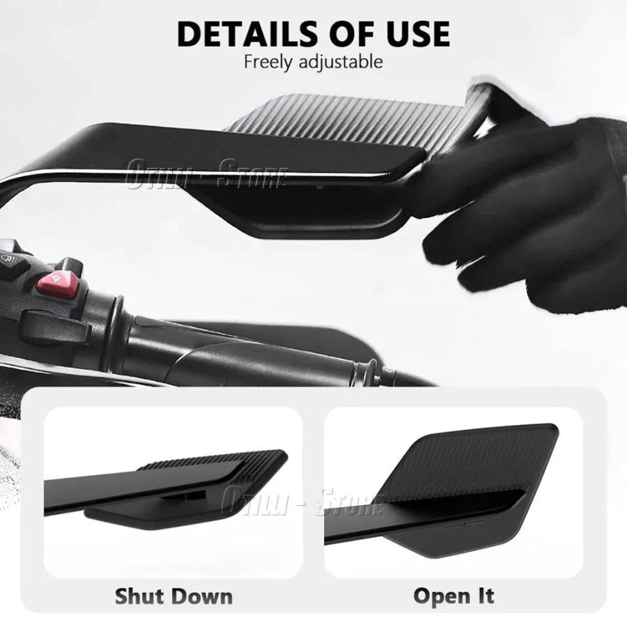 並行輸入品 バイクアクセサリー風翼サイドバックミラードゥカティパニガーレ V4 2018-2024 パニガーレ V2 2020-2024_2