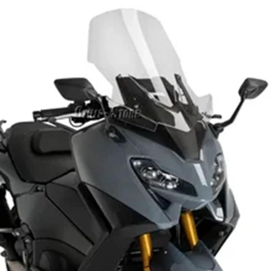 並行輸入品 バイクフロントガラスウインドスクリーンシールドウィンカープロテクターフロントガラスヤマハ T-MAX560 TMAX560 T-Mの画像