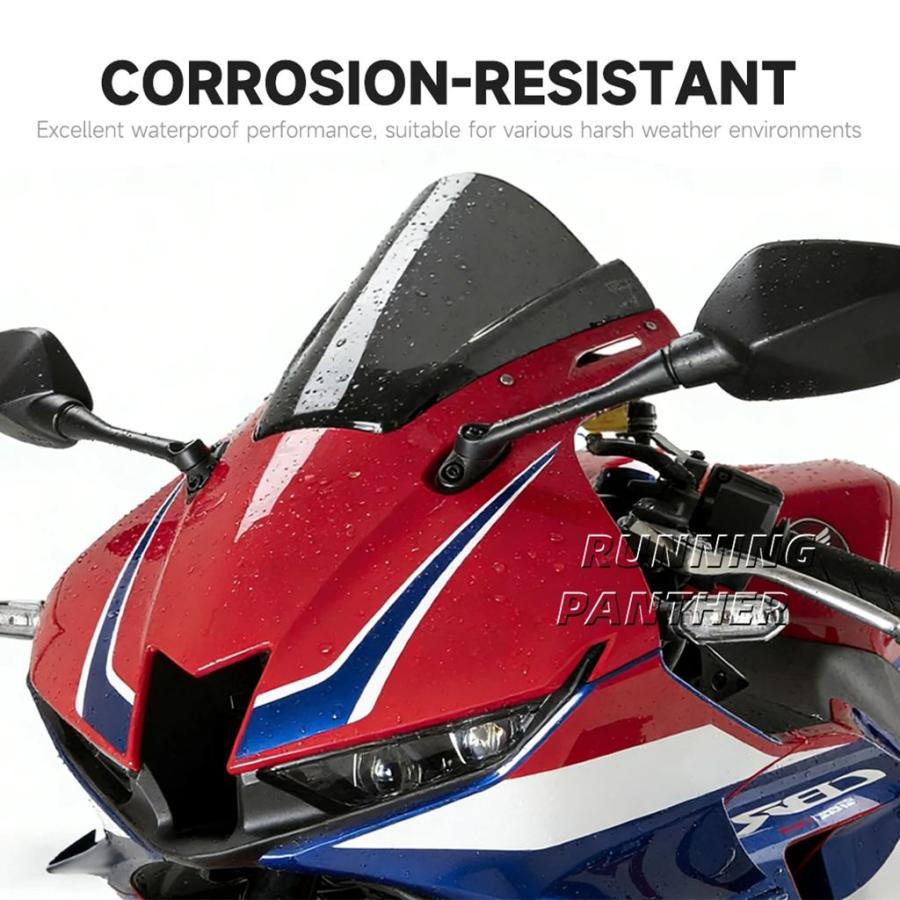 並行輸入品 バイクフロントガラスウインドディフレクターフロントガラスホンダ CBR600RR 2021 2022 2023 2024 2025 CBR600 RR CBの画像