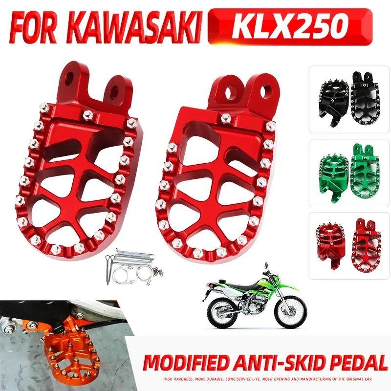 並行輸入品 XRV650 XRV750 CRF1000L CRF230L CR80R XR250R XR400R XR650L KLX250R KLX300R KLX650 KLX650R KLR650用フットレスト_4