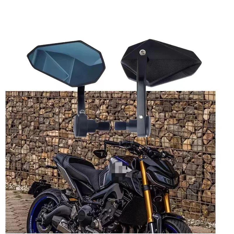 並行輸入品 バイクバックミラーハンドルバーエンドミラーサイドミラーヤマハ MT-07 FZ-07 MT-09 FZ-09 MT-10 Tmax500 Tmax530 ?_3
