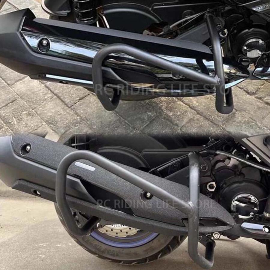 並行輸入品 XCITING250 バイクマフラーバンパーバー KYMCO XCITING 250の画像