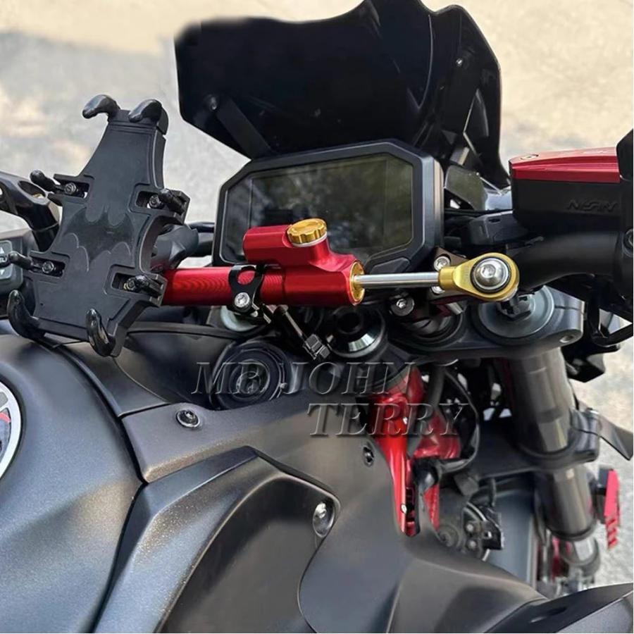 並行輸入品 CNCバイク 二輪ステアリングダンパー カワサキZ 900 z900 2020 2021 2022 2023 2024用ブラケット取り付けキット_8