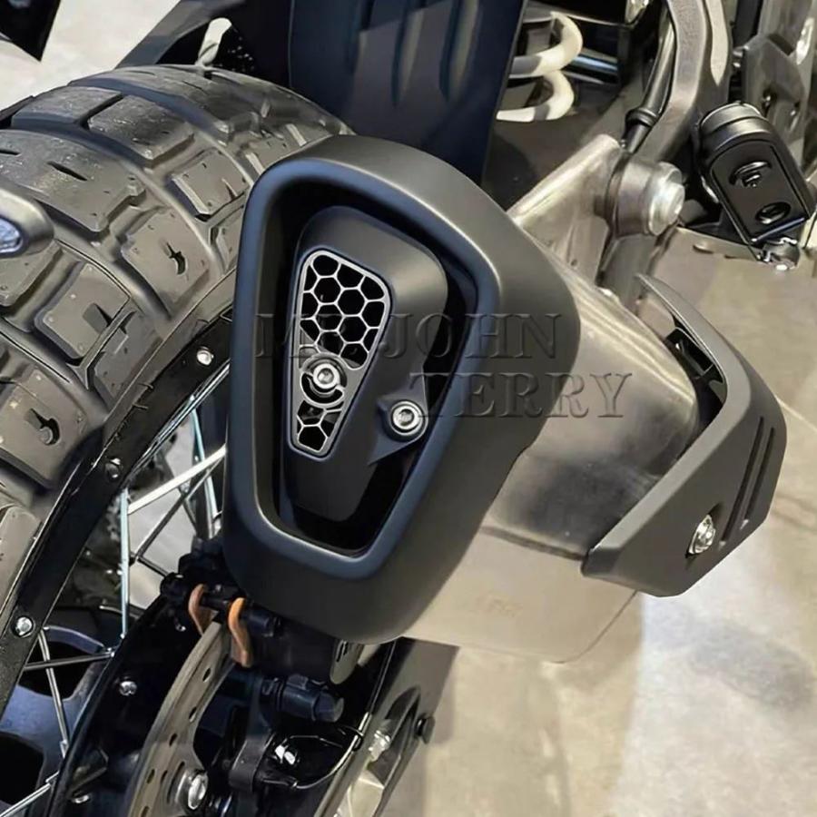 並行輸入品 450mt 450MT 450 MT 新型バイク造パーツ 排気フード 排気テール 熱放散カバーの画像