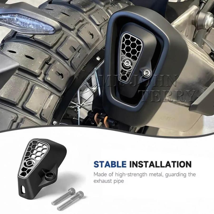 並行輸入品 450mt 450MT 450 MT 新型バイク造パーツ 排気フード 排気テール 熱放散カバーの画像