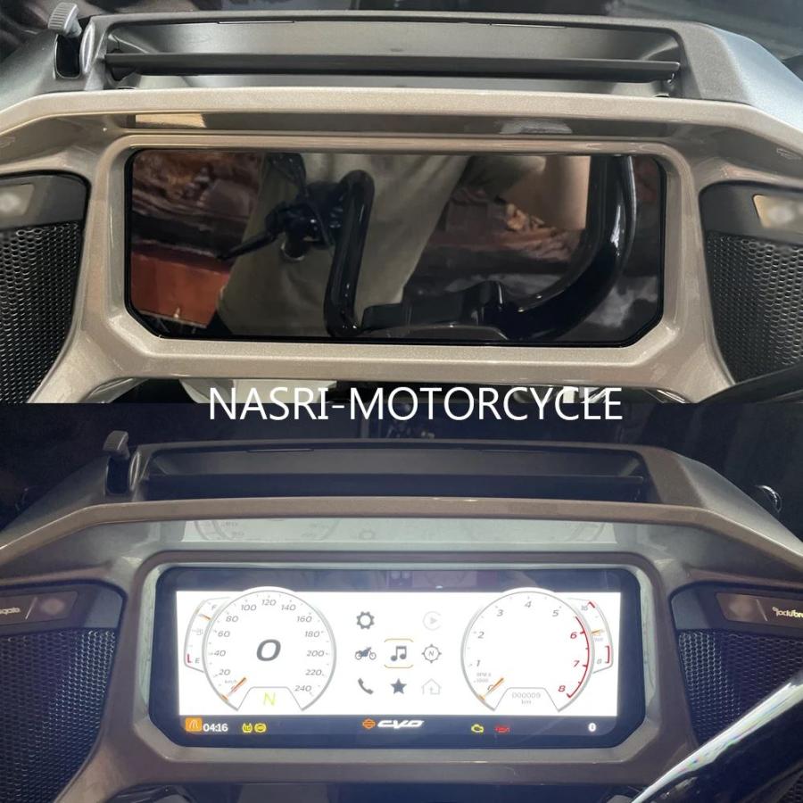 並行輸入品 バイク計器保護フィルム スクラッチクラスタースクリーンステッカー ハーリーcvoロードグライドfltrxseロードグライ_8