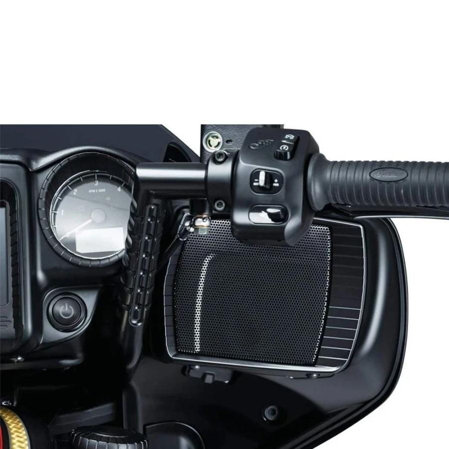 並行輸入品 バイクスピーカーカバー アステカグリル ヘビーデューティ保護 カスタムアップグレード インディアン チーフテン ロ_3