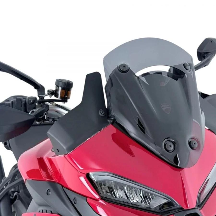 並行輸入品 ブラックウィンドディフレクターペア ドゥカティマルチストラーダV2/S 2025用 -の画像
