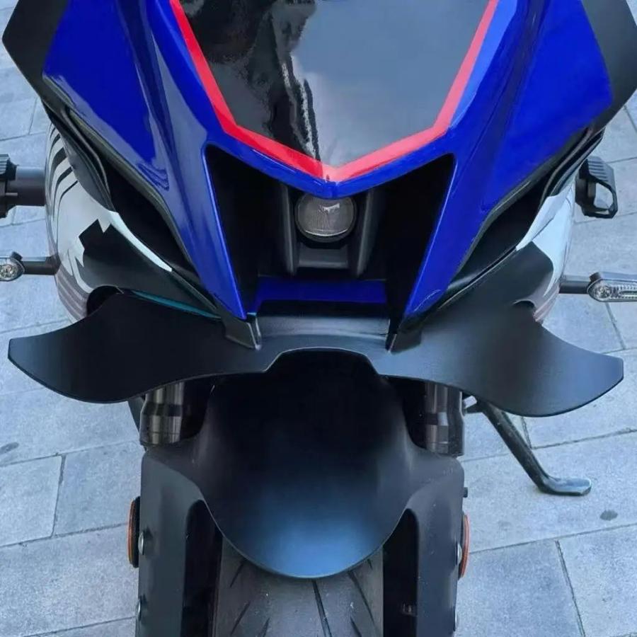 並行輸入品 バイクフロントスポイラーアクセサリーエア圧翼フロントフェアリングアンダーウィングフェアリングプロテクターヤマ