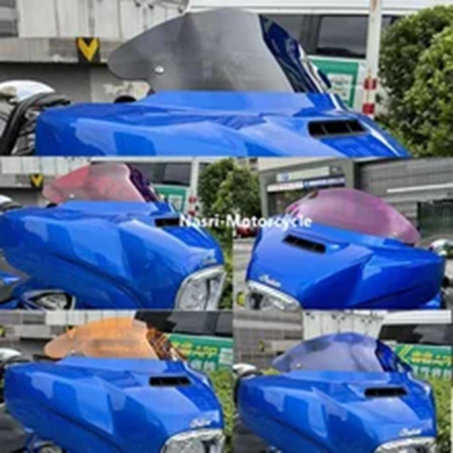 並行輸入品 インディアン チーフテン ロードマスター ダークホース 112 2014-2025 新型 バイク用 ウインドシールド ウインドスク_7