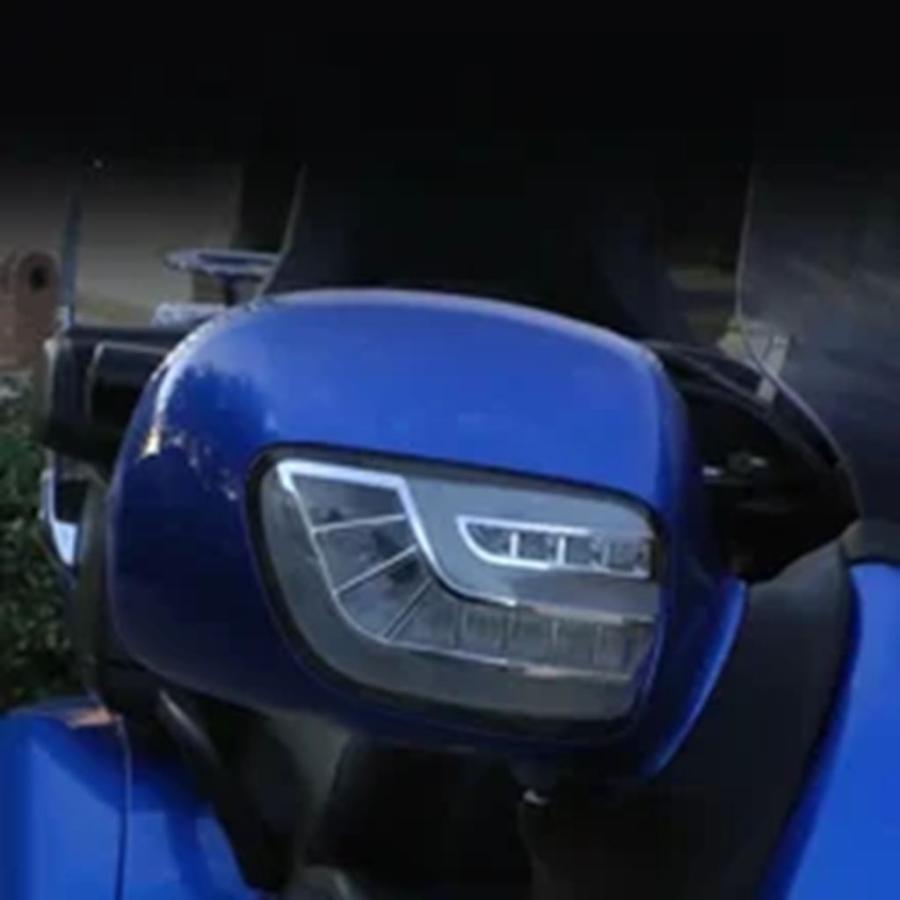 並行輸入品 GL1800 ABS 2001-2011 2012 バイクアクセサリー DRL ライトランプ LED 光流方向フロント LED ミラーウィンカー_7