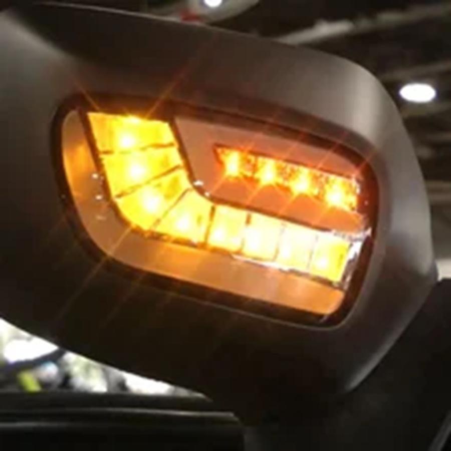 並行輸入品 GL1800 ABS 2001-2011 2012 バイクアクセサリー DRL ライトランプ LED 光流方向フロント LED ミラーウィンカー_8