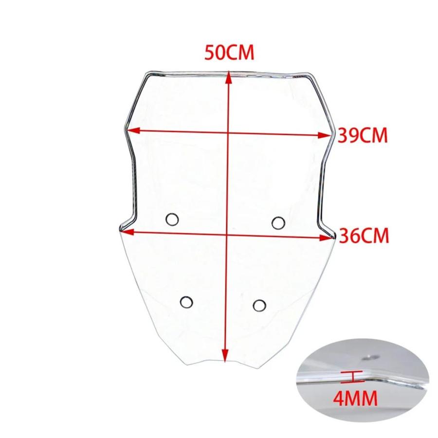 並行輸入品 BMW C 400X 2018-2024 2023 C400 X C400X ウインドシールド ウインドスクリーン バイク フロントウィンド エアデフレ_7