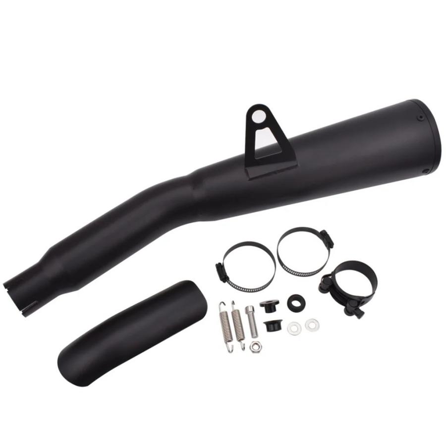 並行輸入品 ホンダレブル CM CMX 1100 2021-2024 CMX1100 CM1100 マフラー黒ステンレスロングタイプバイクアクセサリーの画像