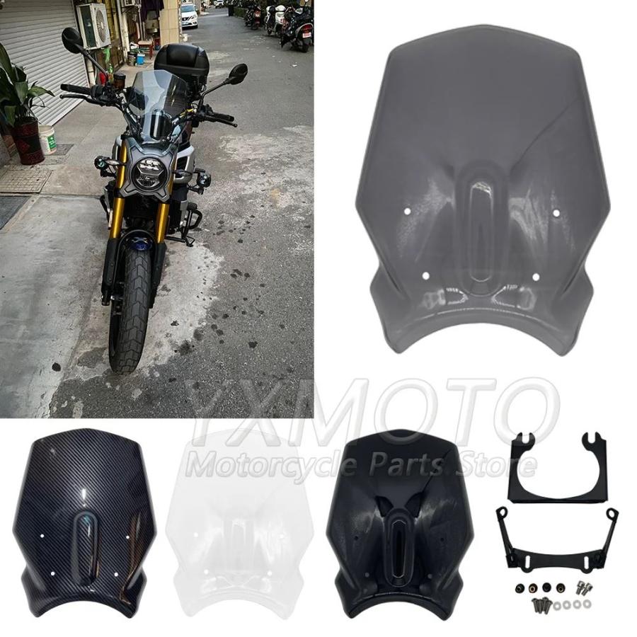 並行輸入品 バイクフロントガラスフロントガラス高風歯車奥ふかさ相応う 700cl-x