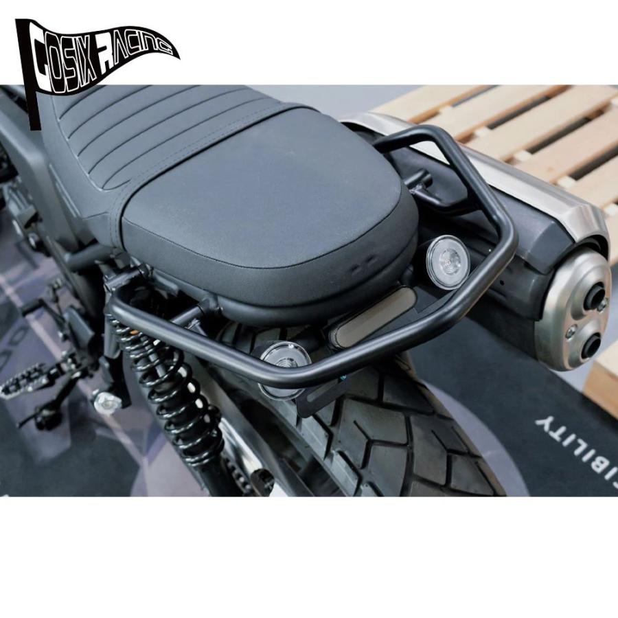 並行輸入品 CL250 CL300 CL500 SCL500 2023-2025年式 自動自転車用 お手伝い席リアシートハンドルレール グローブ赤ちょうちん