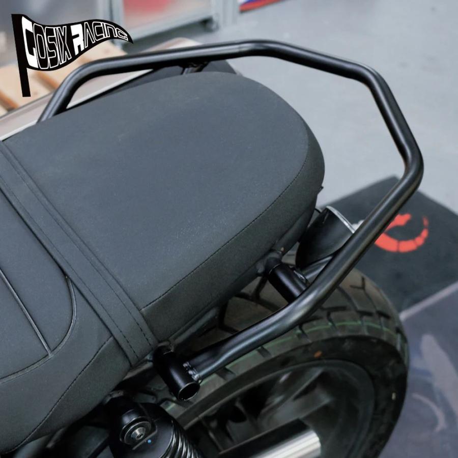並行輸入品 CL250 CL300 CL500 SCL500 2023-2025年式 自動自転車用 お手伝い席リアシートハンドルレール グローブ赤ちょうちん