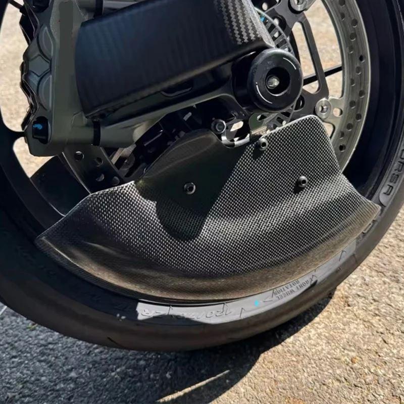 並行輸入品 ドゥセティ パニガーレ V2 V4 V4R 2018-2025年式対応 100%カーボン バイクホイールカバー ブレーキディスク保護カバの画像