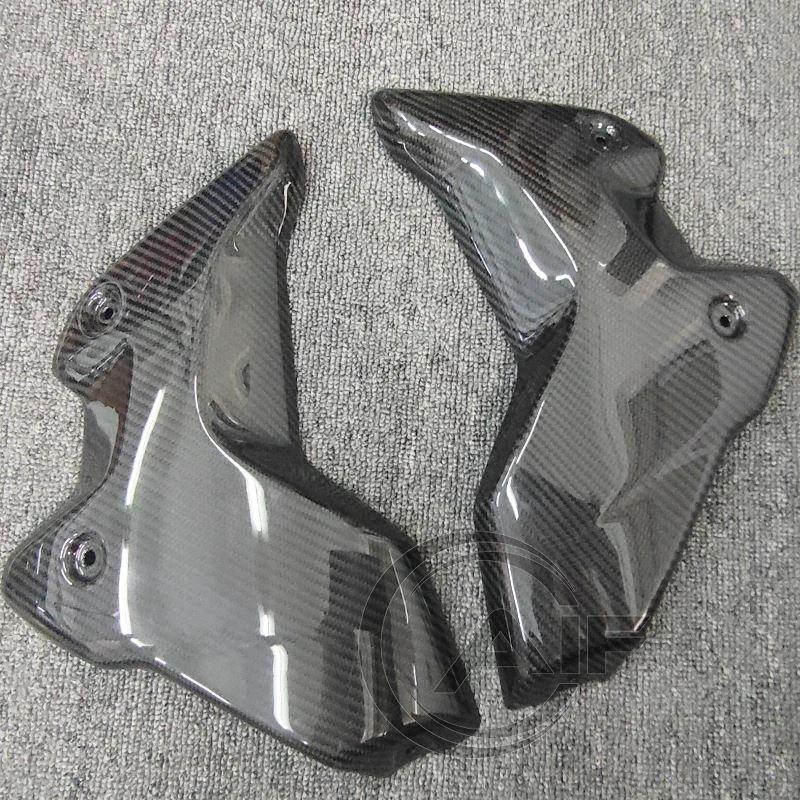 並行輸入品 BMW R1250GS R1250 gs 2018-2024 フロントラジエーターガードフレームサイドパネルカーボンフェアリングカバーの画像