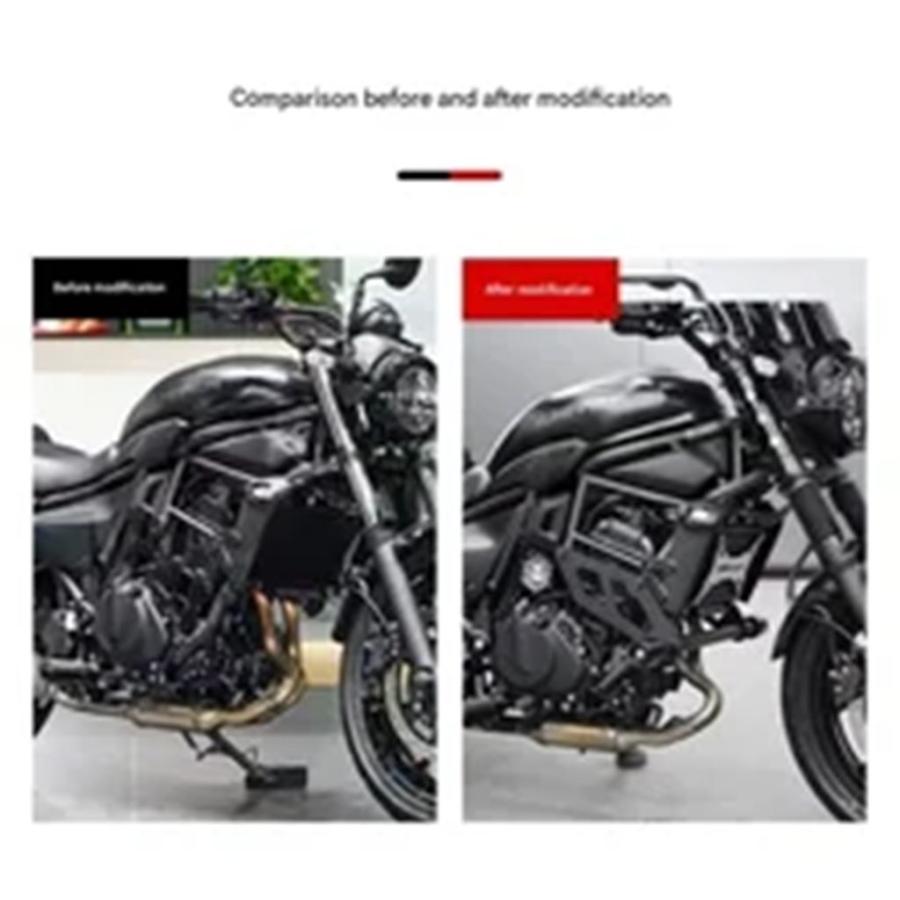 並行輸入品 カワサキ ELIMINATOR 500 カスタムバンパー ワンラインバンパー フロント落下防止保護バー ボディ衝突防止フレーム用の画像