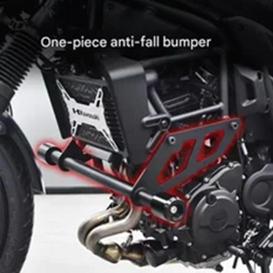 並行輸入品 カワサキ ELIMINATOR 500 カスタムバンパー ワンラインバンパー フロント落下防止保護バー ボディ衝突防止フレーム用の画像