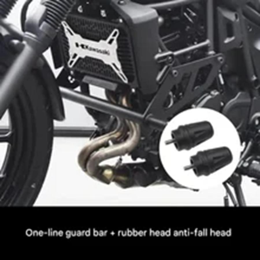 並行輸入品 カワサキ ELIMINATOR 500 カスタムバンパー ワンラインバンパー フロント落下防止保護バー ボディ衝突防止フレーム用の画像