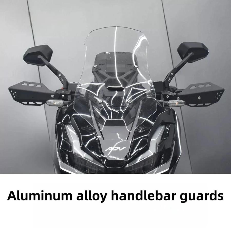 並行輸入品 ホンダADV350用 カスタムハンドルバーウィンドシールドカバー 合金ハンドルバーガードカバーアクセサリーの画像