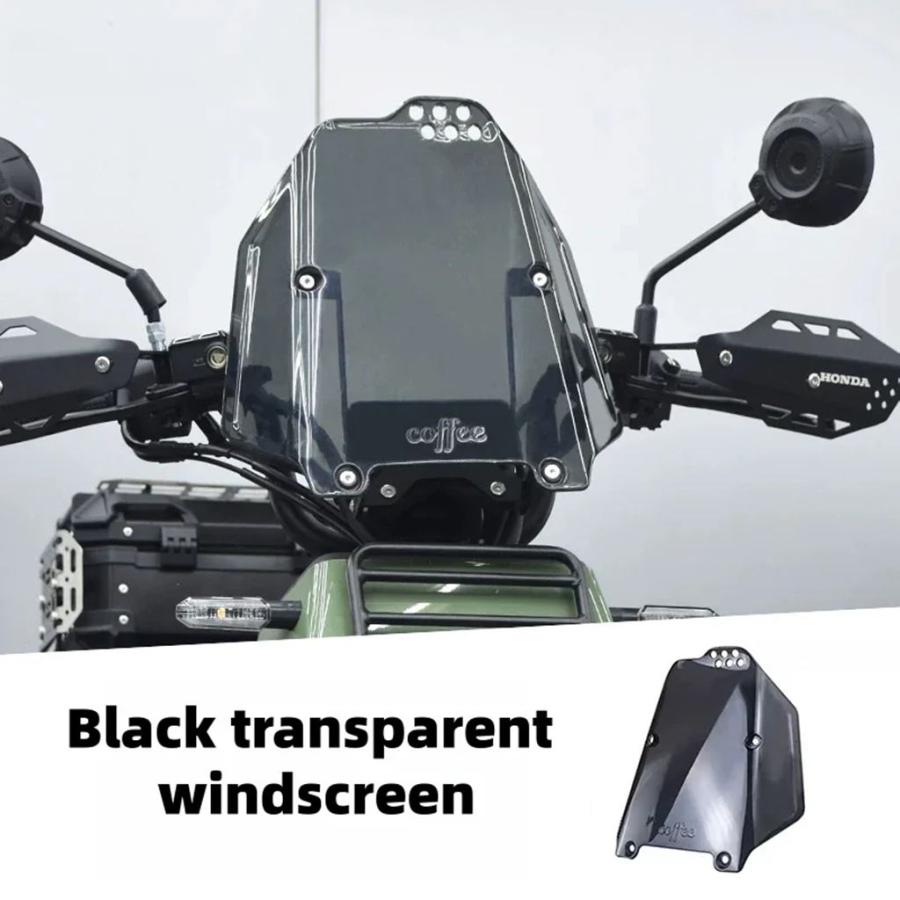 並行輸入品 ホンダスクエアX125用ウィンドシールドカスタム 高精細クリア大型ウィンドシールド フェアリング装飾アクセサリー_3