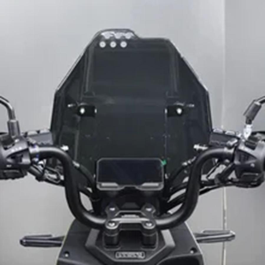 並行輸入品 ホンダスクエアX125用ウィンドシールドカスタム 高精細クリア大型ウィンドシールド フェアリング装飾アクセサリー_7