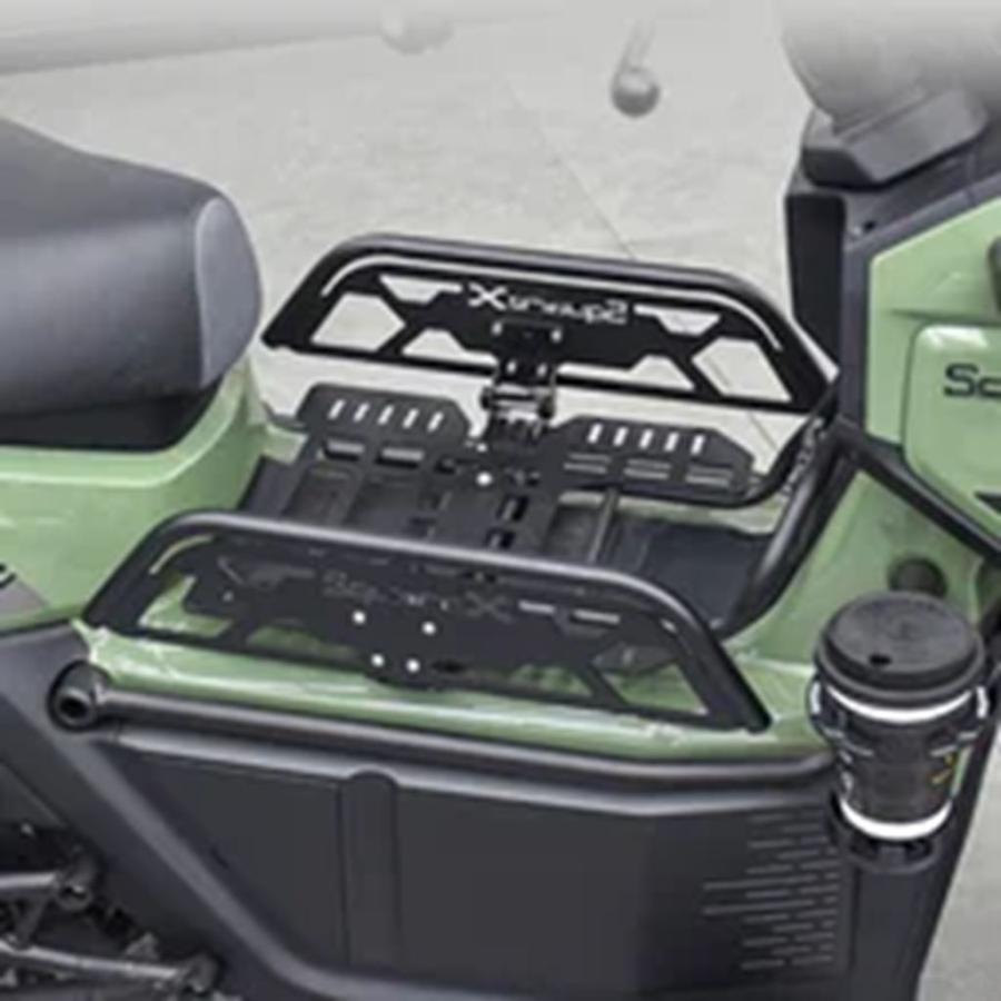 並行輸入品 サンディロホンダスクエアX125カスタム折りたたみ式センターラック多機能収納ラックバイクアクセサリー_7