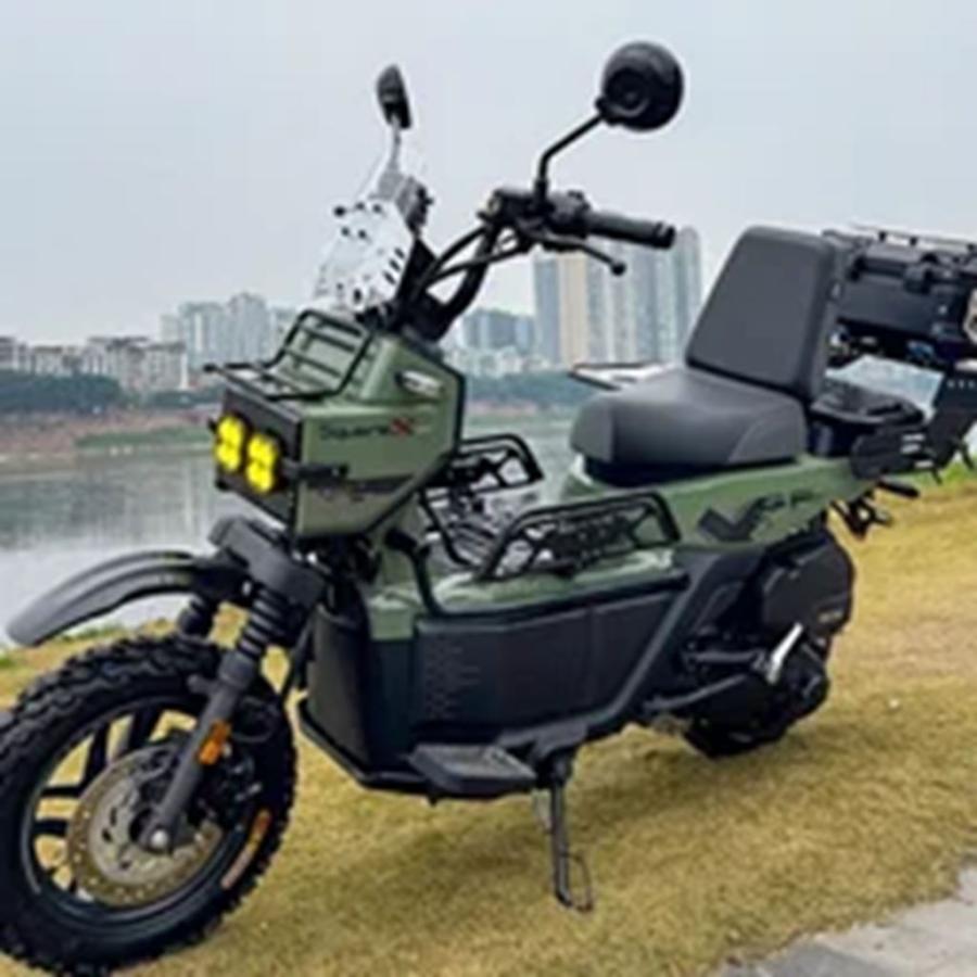 並行輸入品 サンディロホンダスクエアX125カスタム折りたたみ式センターラック多機能収納ラックバイクアクセサリー_8