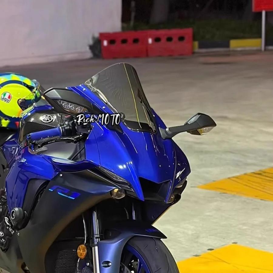 並行輸入品 ヤマハ R1 R1M 2020-2024 カスタムフロントウィンドシールド スポーツ用の画像