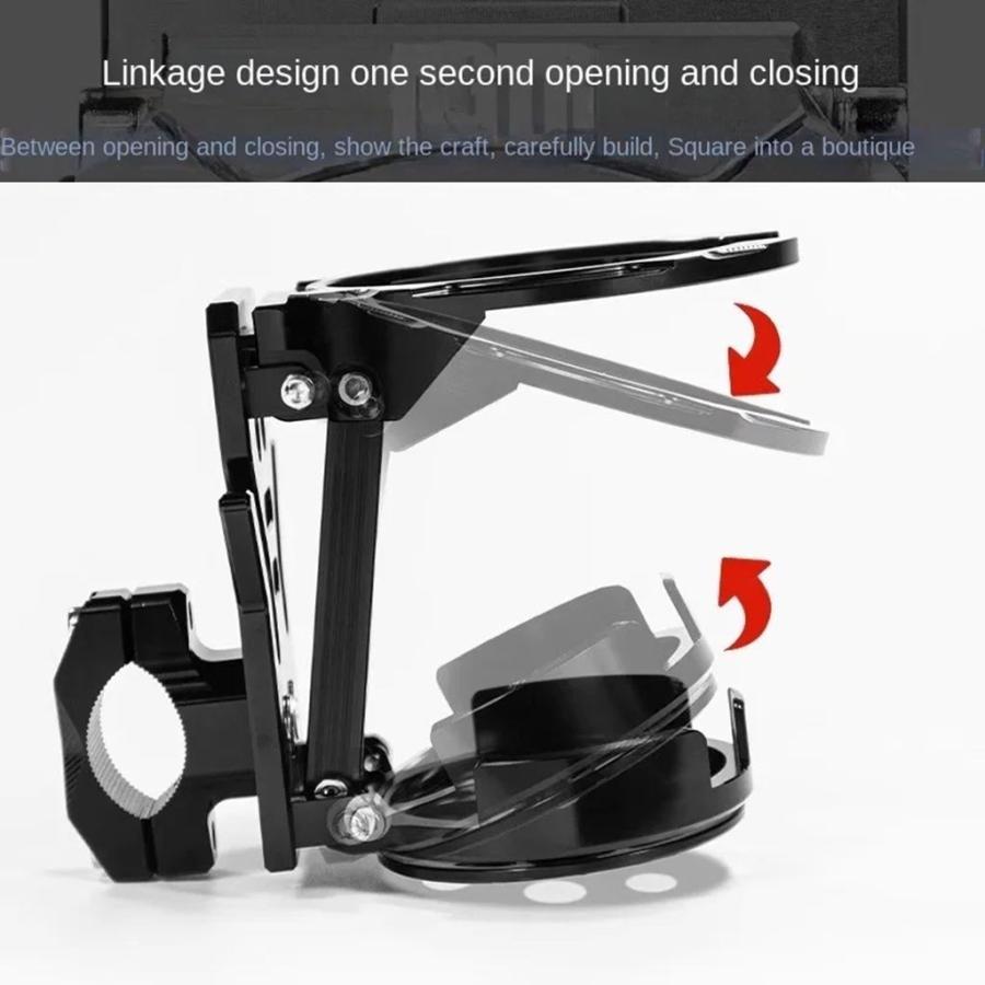 並行輸入品 BMW R1250GS ADV WATERBIRD HP R1200GS カスタムバンパー折りたたみ式カップホルダーブラケット