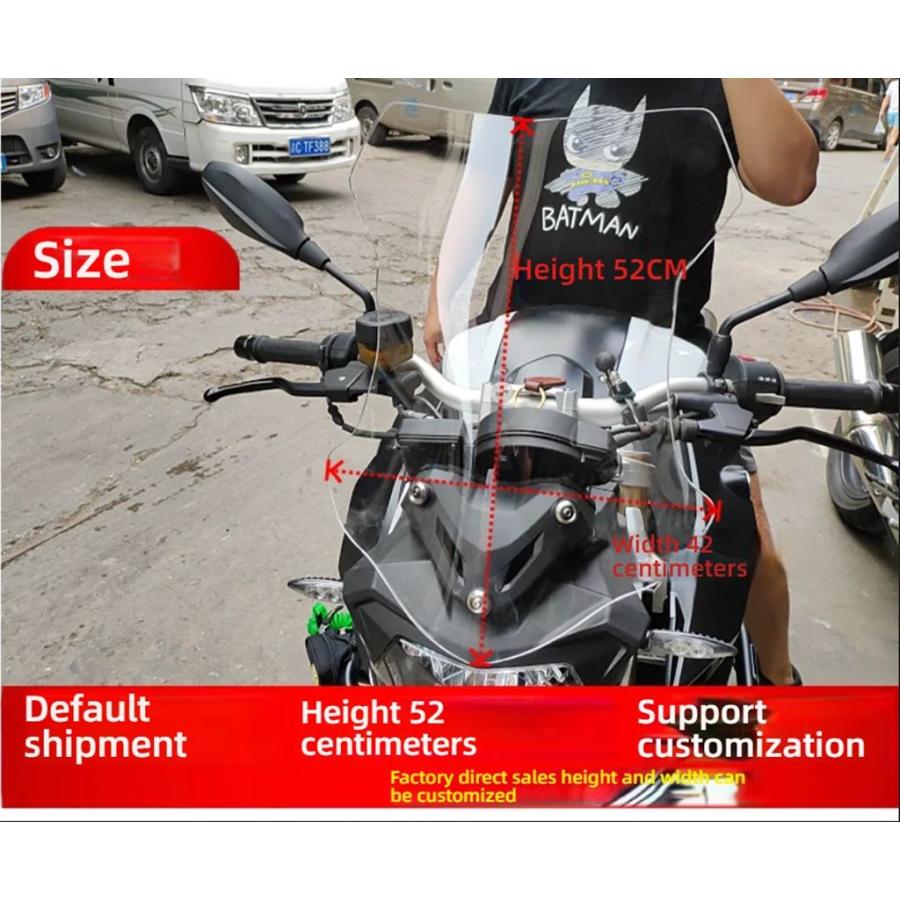 並行輸入品 BMW F800R フロントガラス用 フロントガラスインレットガラス素材上げたフロントガラス付きの画像