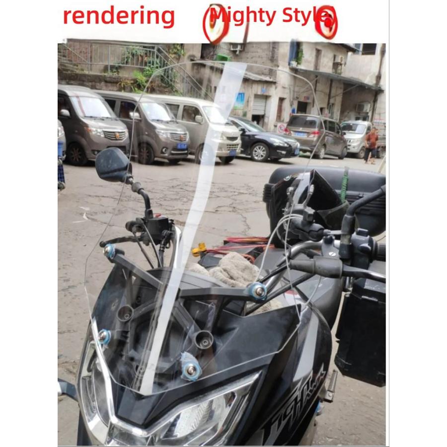並行輸入品 ホンダ CBF190X 用 高フロントガラス CB190X フロントガラス フロントガラス フロントガラスミラー ハンドガード拡張の画像