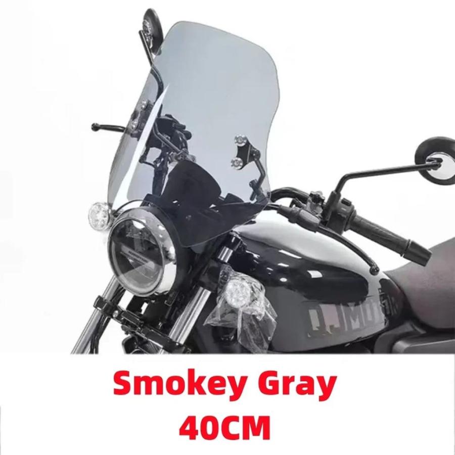 並行輸入品 QJMOTO カスタムアクセサリーフロントガラススポーツフロントガラスエアディフレクター QJMOTO SRV125 SRVV 125 / 25の画像