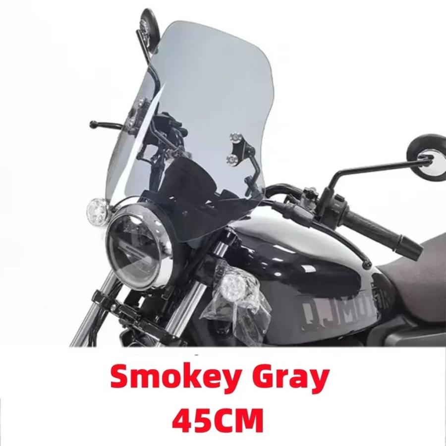 並行輸入品 QJMOTO カスタムアクセサリーフロントガラススポーツフロントガラスエアディフレクター QJMOTO SRV125 SRVV 125 / 25の画像