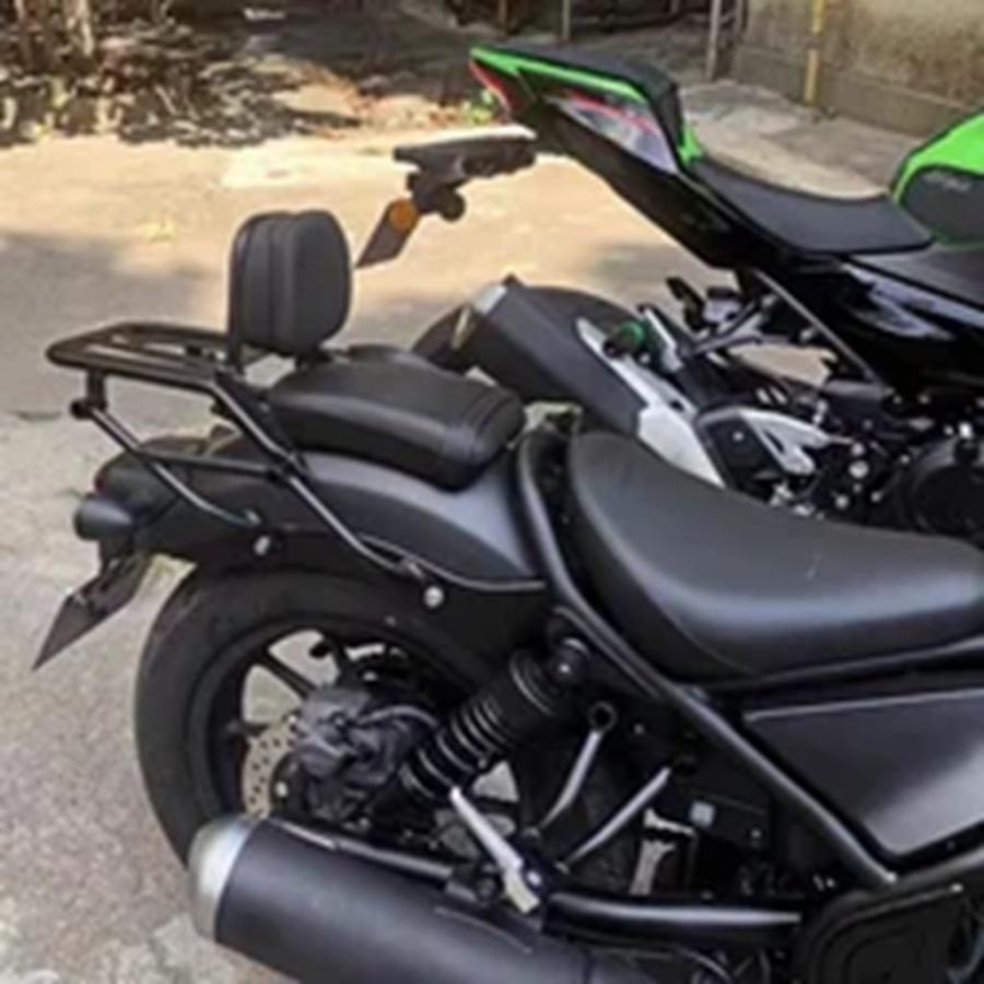 並行輸入品 ホンダ CM300 バックレスト REBEL CM500 バックレストリア
