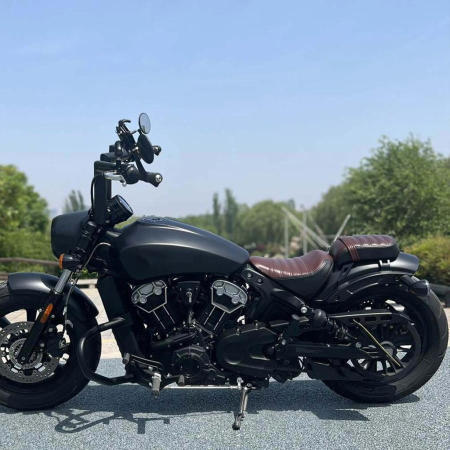 並行輸入品 バイクライダー用ソロシートクッション ドライバーサドル ピリオンマット_5