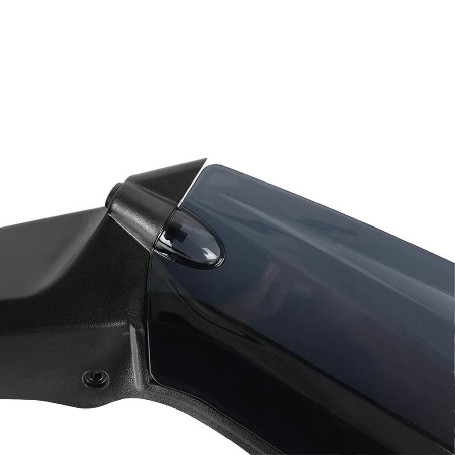 並行輸入品 バイクサイドウィング風防エアディフレクター ABS プラスチックブラックホンダゴールドウィング GL1800 GL 1800 ツアの画像