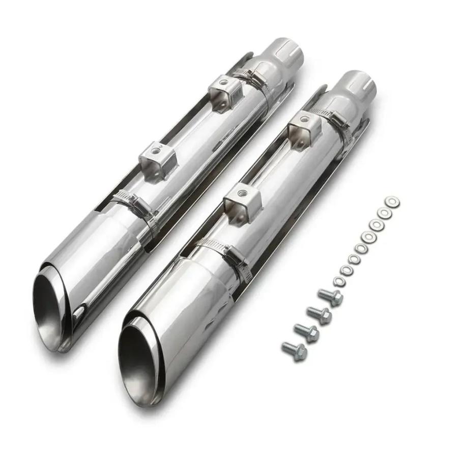 並行輸入品 ブラックメッキエキゾーストサイレンサー ハーレースポーツスターXL 883N アイアン1200X 48 ショートショット 2014以_5