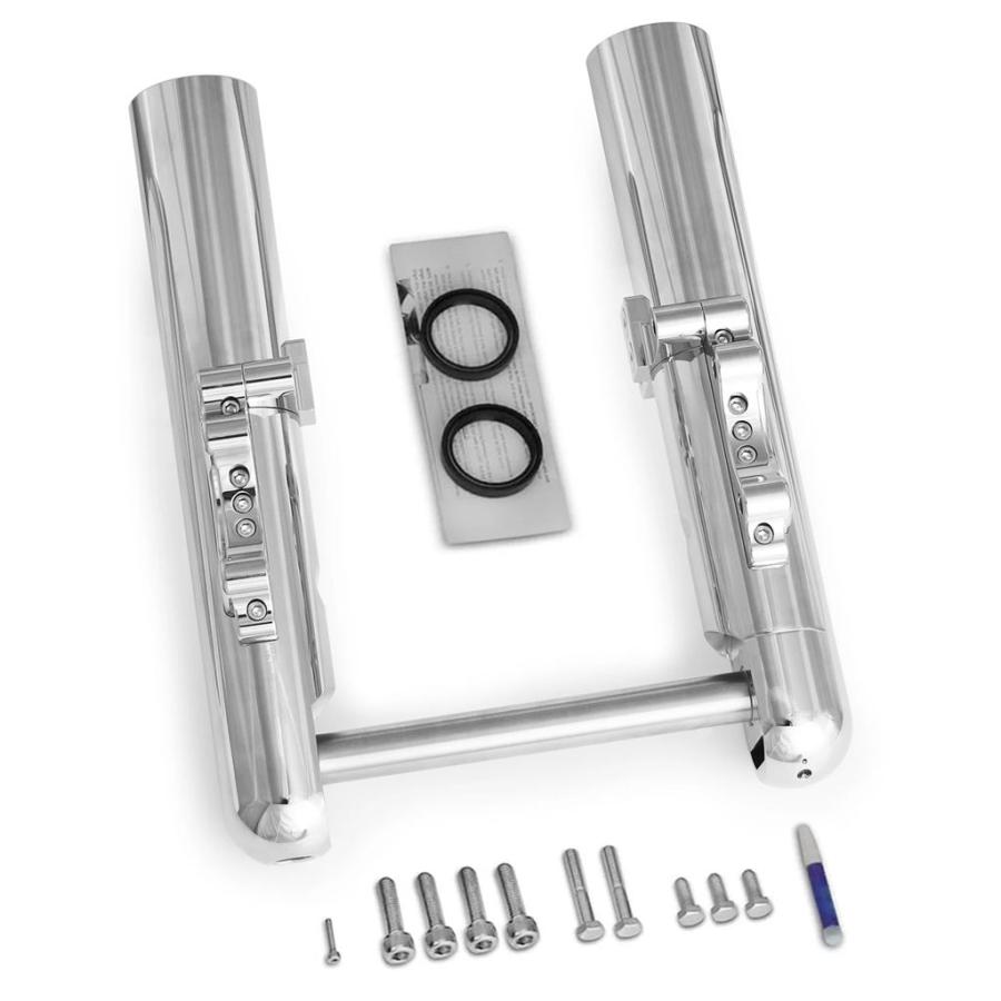 並行輸入品 CNC 中空カットフォーク脚ハーレーダビッドソン FLT ツーリング 2014-UP バガーストリートロードグライドキング FLHX_8