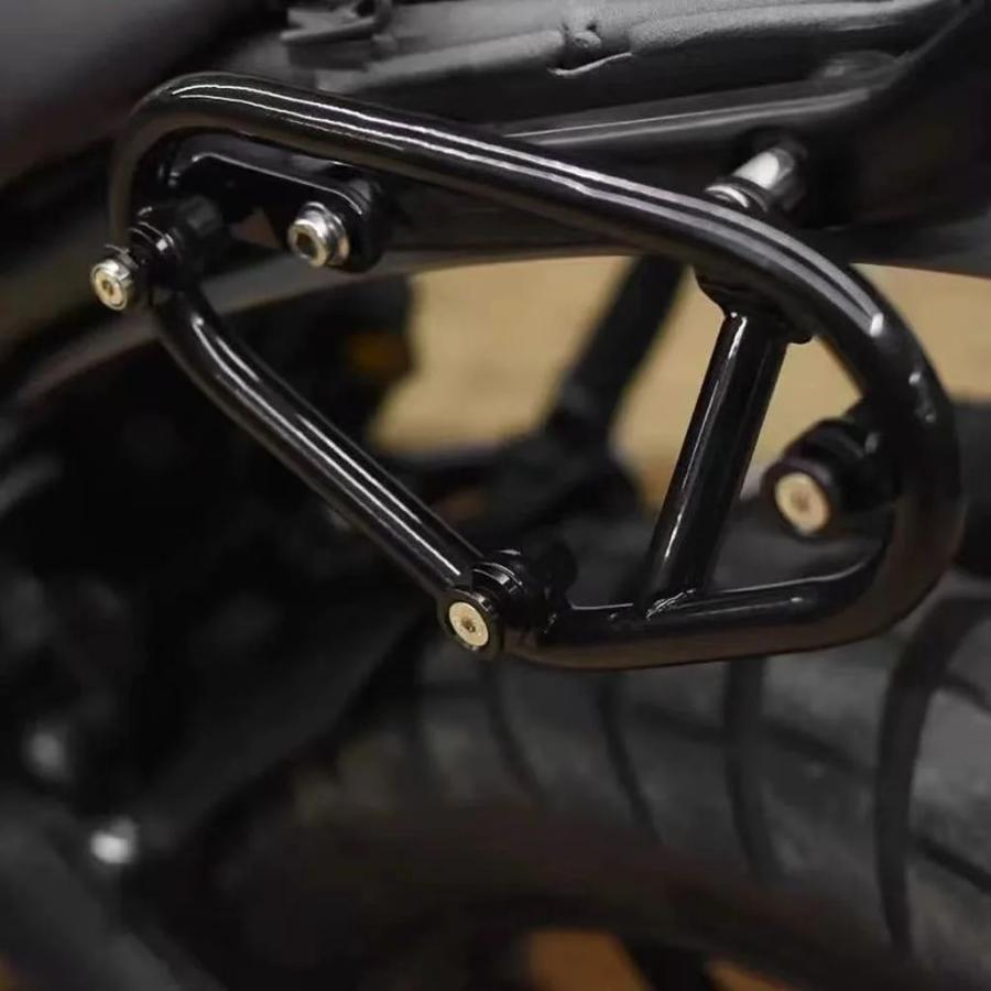 並行輸入品 トライアンフ SPEED400 SCRAMBLER400X バイク用サイドバッグホルダー キャリア_7
