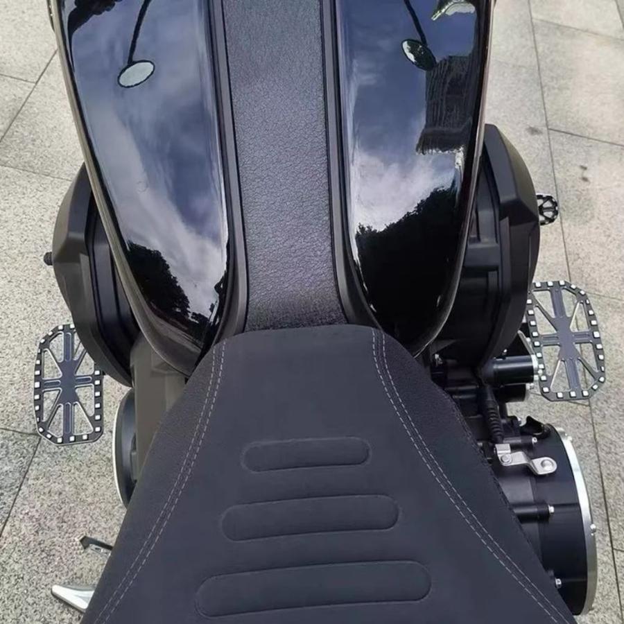並行輸入品 ベンダナポレオンボブ500バイク部品用フロントリアペダル 助手席用フットレスト 拡大滑り止めペダル_8