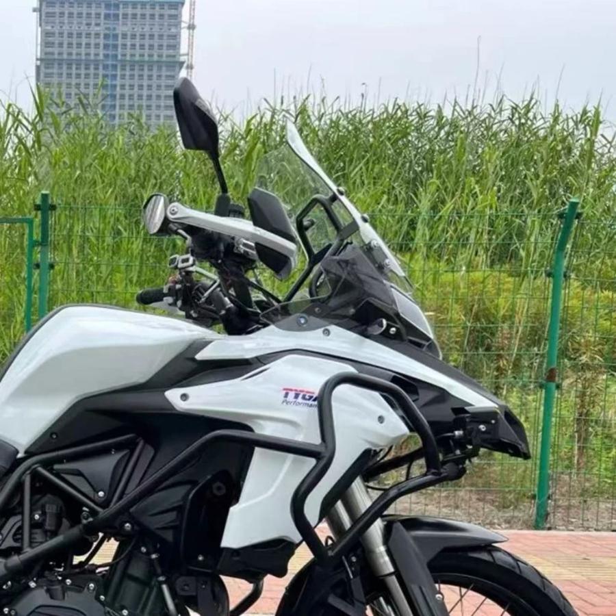 並行輸入品 ベネリ TRK502 502X 552 552X サイドフロントガラス黒サイドフロントガラスアクセサリーの画像
