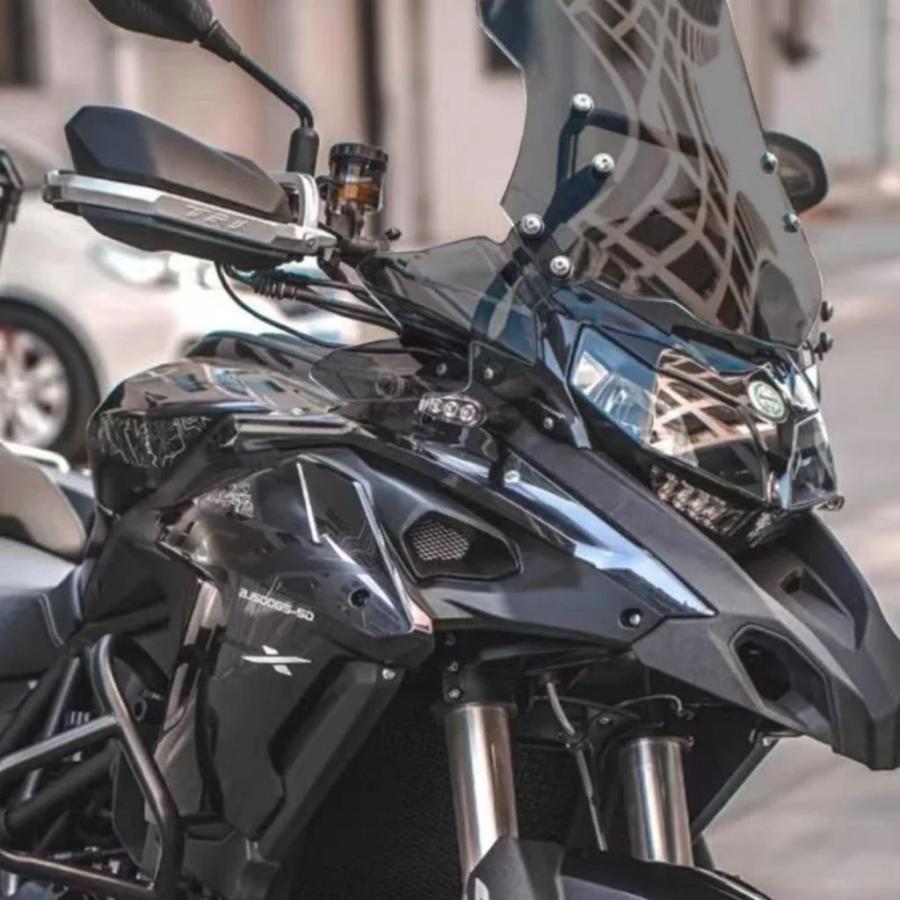 並行輸入品 ベネリ TRK502 502X 552 552X サイドフロントガラス黒サイドフロントガラスアクセサリーの画像