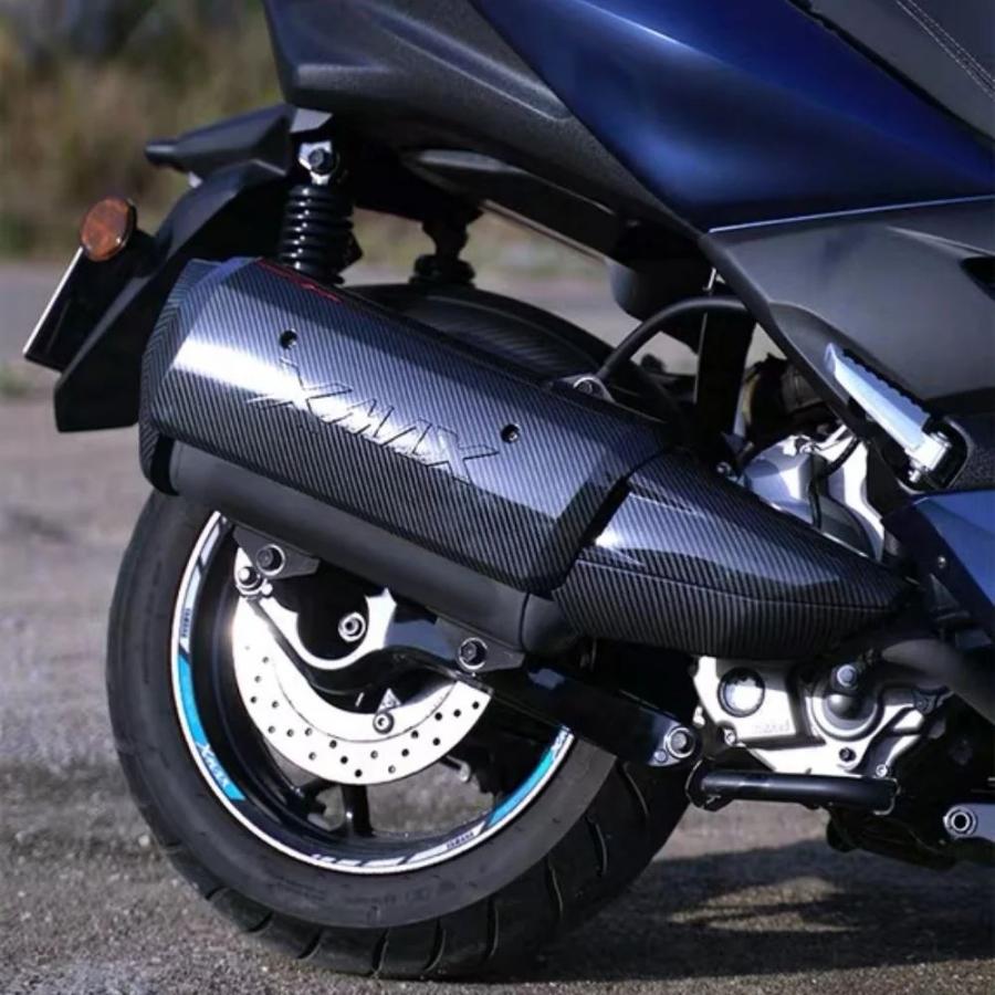 並行輸入品 ヤマハ 17-24 XMAX300 マフラーカバーシェルパターン水転写カバーシェル_4