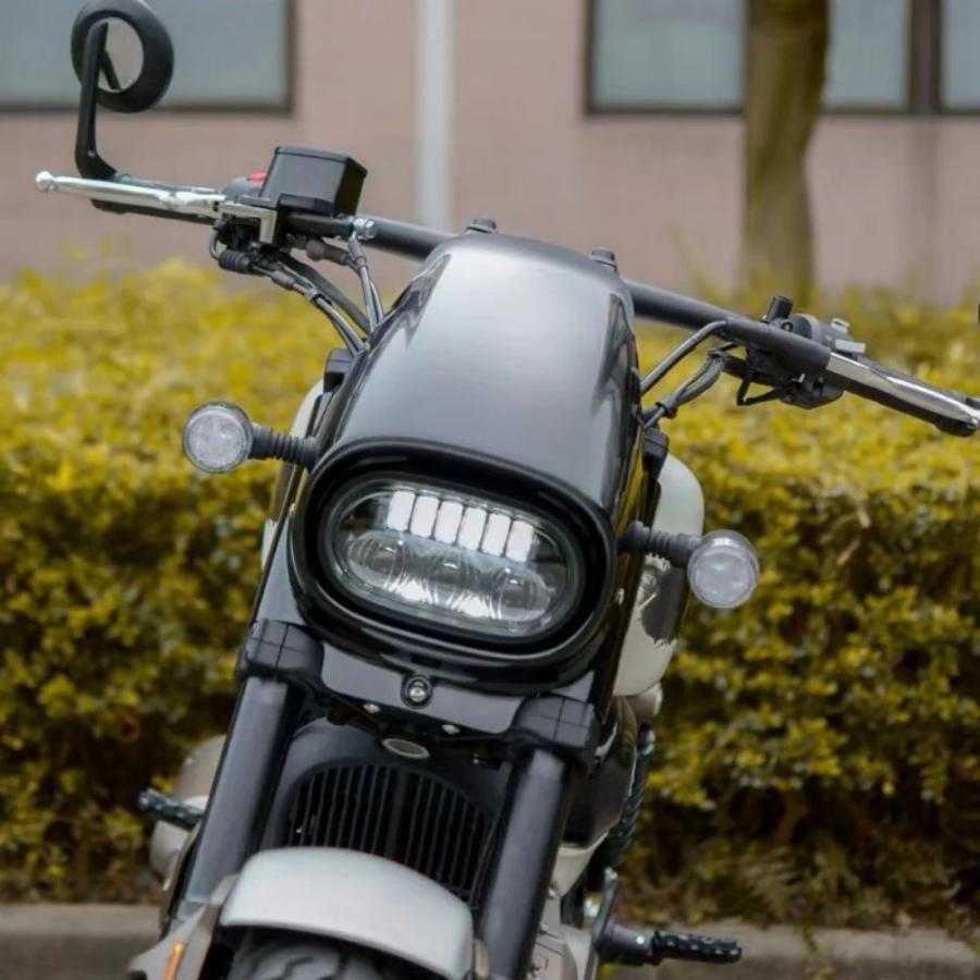 並行輸入品 QJMOTO SRV350 オリジナルヘッドライトカバーヘッドディフレクターカバー装飾ヘッドライトカバーアクセサリー_5